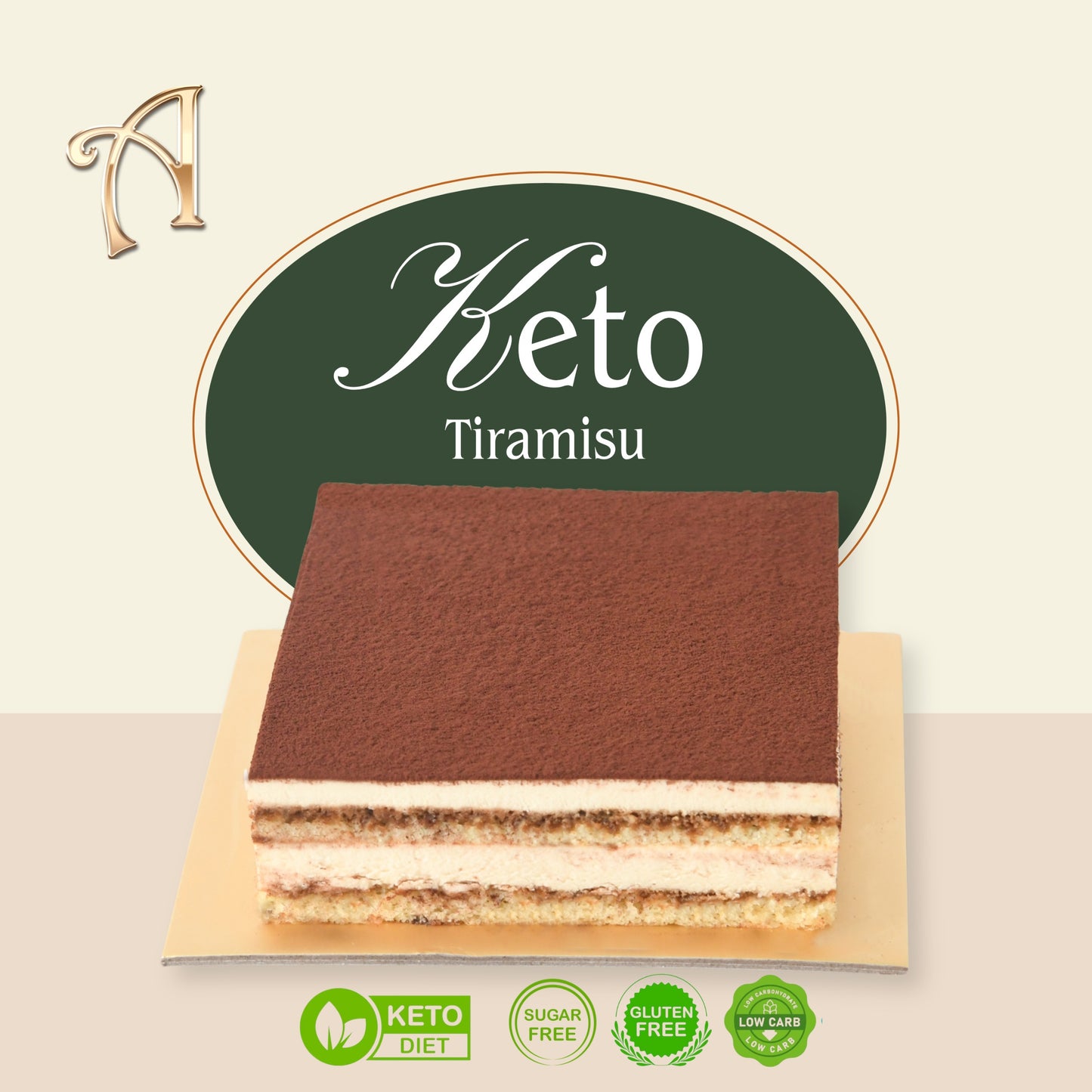Tiramisu | Keto Friendly | Sugar Free | Glutten Free | Low Carb | Dessert Box | Special Price Rp109.000