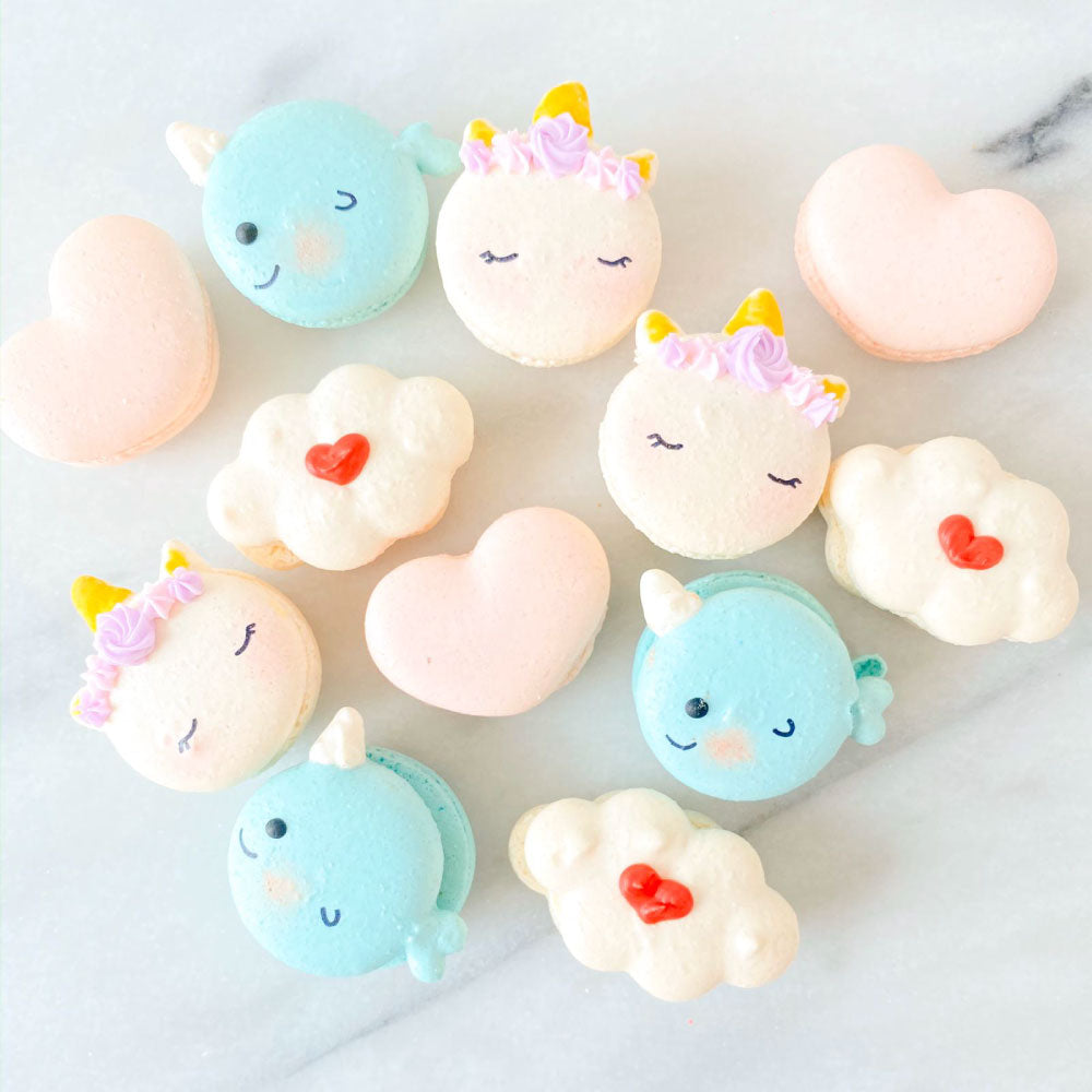 4PCS Unicorn Macaron In Gift Box | Special Price Rp118.000